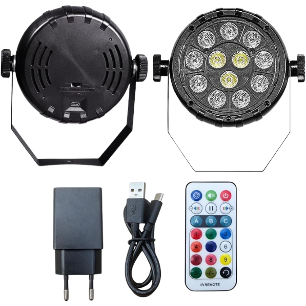 12 LED Bluetooth PAR Light - Finefair