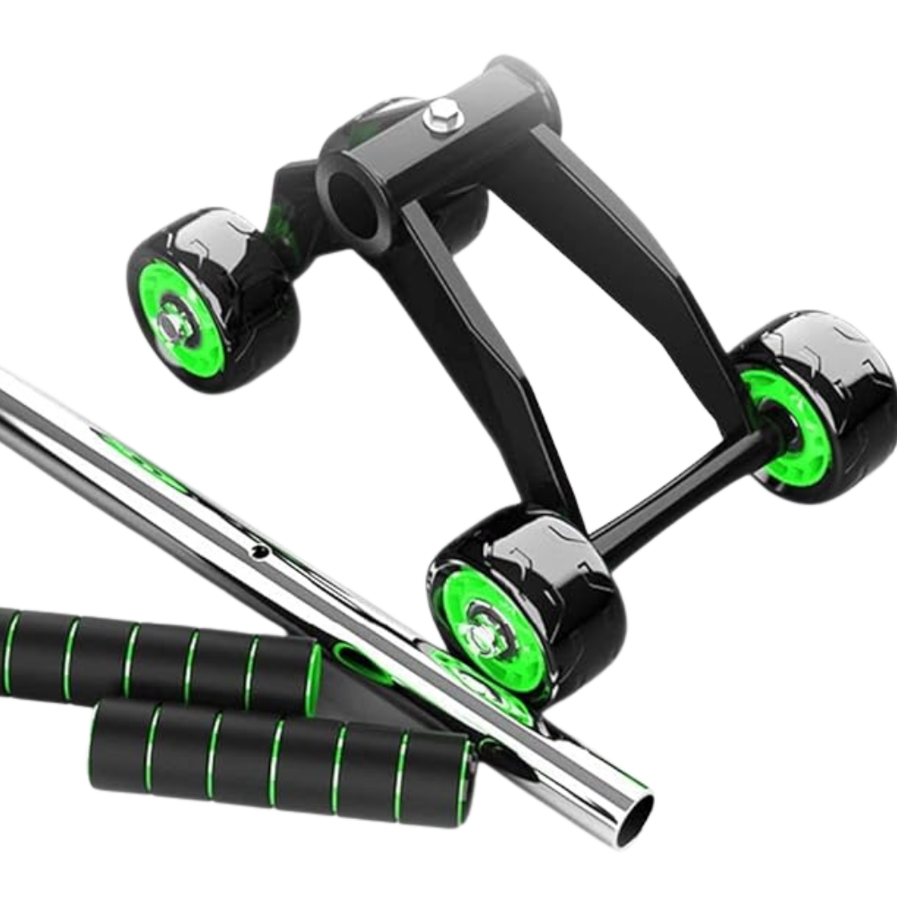 4 Wheel Abdominal Workout Equipment - Finefair