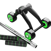 4 Wheel Abdominal Workout Equipment - Finefair
