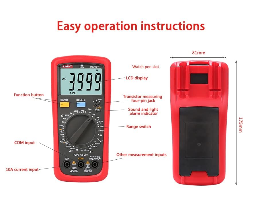 UNI-T UT39A+ Digital Multimeter