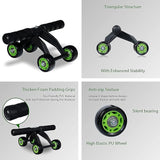 4 Wheel Abdominal Workout Equipment - Finefair