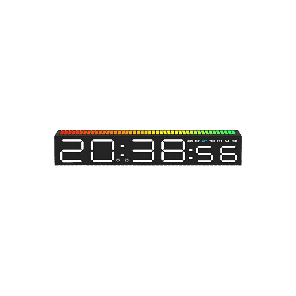 LED Digital Table Alarm Clock with RGB Display