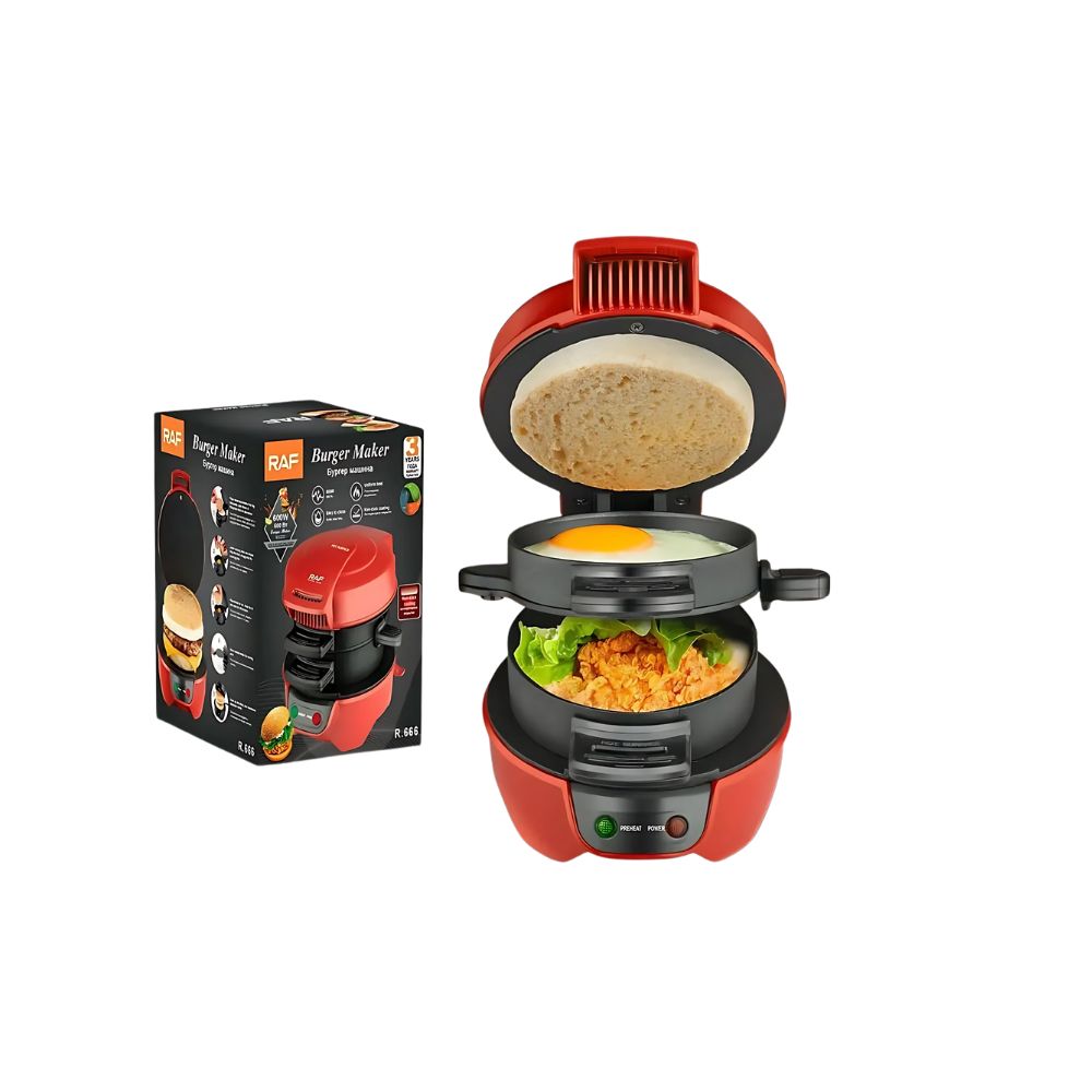 RAF Electric Burger & Breakfast Sandwich Maker R.566