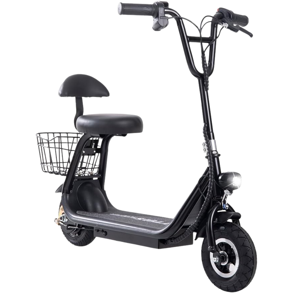 Rohan Wings Kids Electric Scooter with Seat and Basket - Finefair