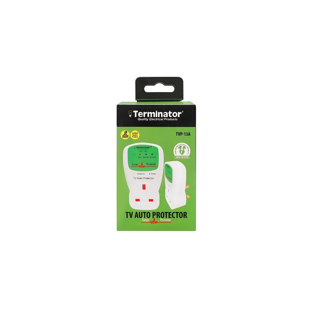 Terminator TV Auto Protector – Surge Protection Plug (13A)