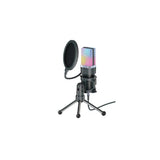 Yanmai X1R RGB USB Microphone with Pop Filter and Adjustable Tripod Stand