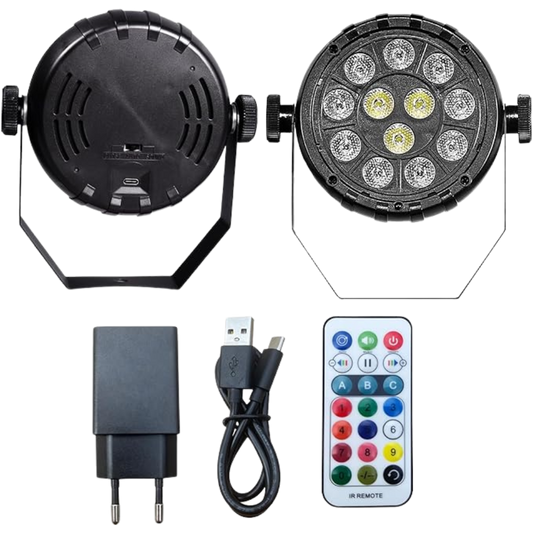 12 LED Bluetooth PAR Light - Finefair