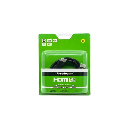 Terminator 2M HDMI Cable With Ethernet 2.0 | Finefair Qatar