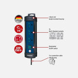 Brennenstuhl 3 Way Extension 3M