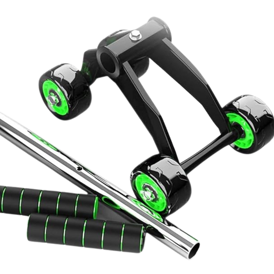 4 Wheel Abdominal Workout Equipment - Finefair