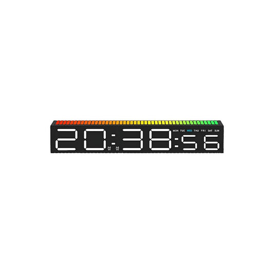 LED Digital Table Alarm Clock with RGB Display