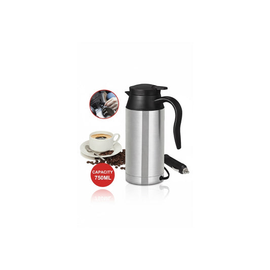 DLC Traveller's Electric Kettle | 750ml Stainless Steel Car Water Heater & Thermos DLC-HT2251