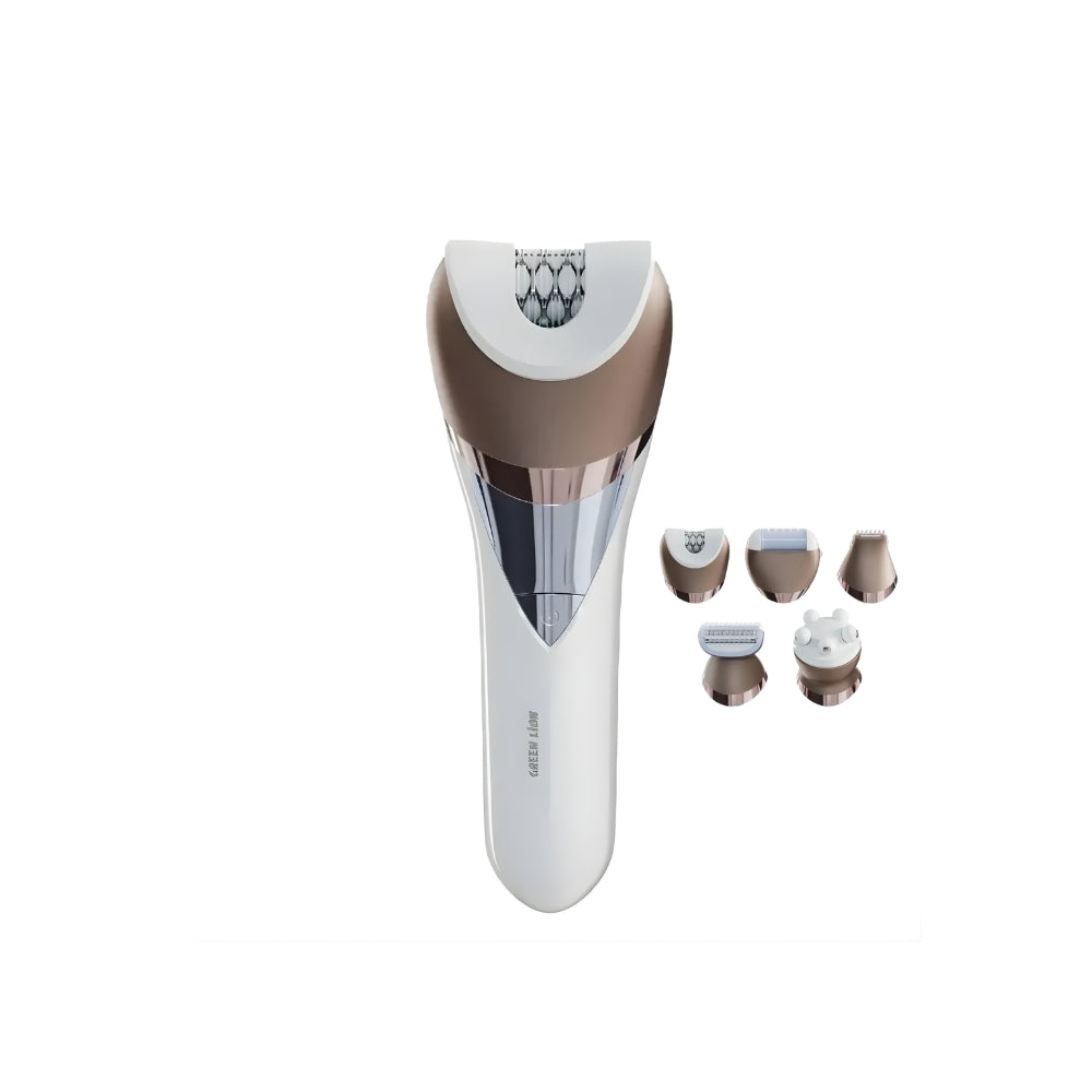 Green Lion 5 in 1 Cordless Epilator Kit - White