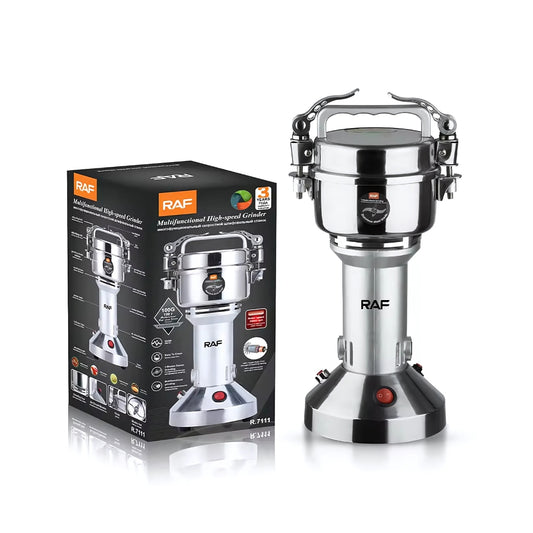 RAF R-7111 Multifunctional High-Speed Grinder – 950W Stainless Steel