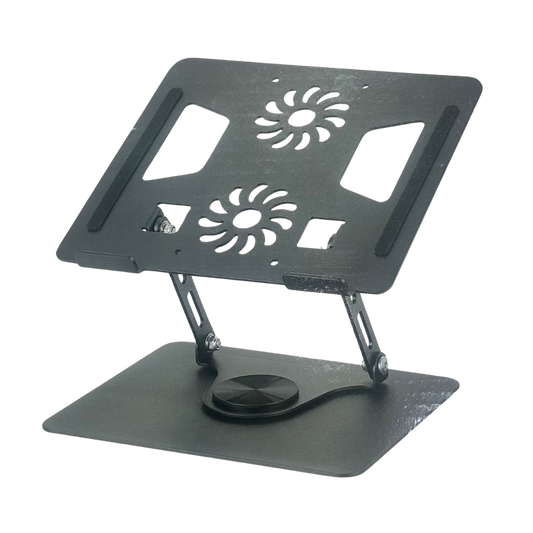 Metal Laptop Holder with Cooling fan - Finefair