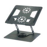 Metal Laptop Holder with Cooling fan - Finefair