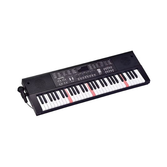 61-Key LED Teaching Electronic Keyboard With Microphone