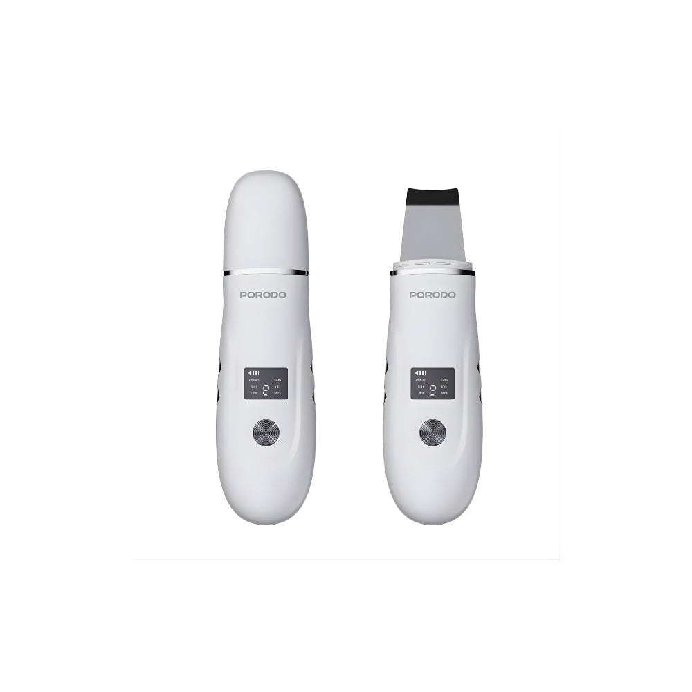 Porodo Lifestyle Ultrasonic Face Scrub & Peeler - White