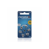 Renata Size 10 Zinc-Air Hearing Aid Batteries - 6-Pack