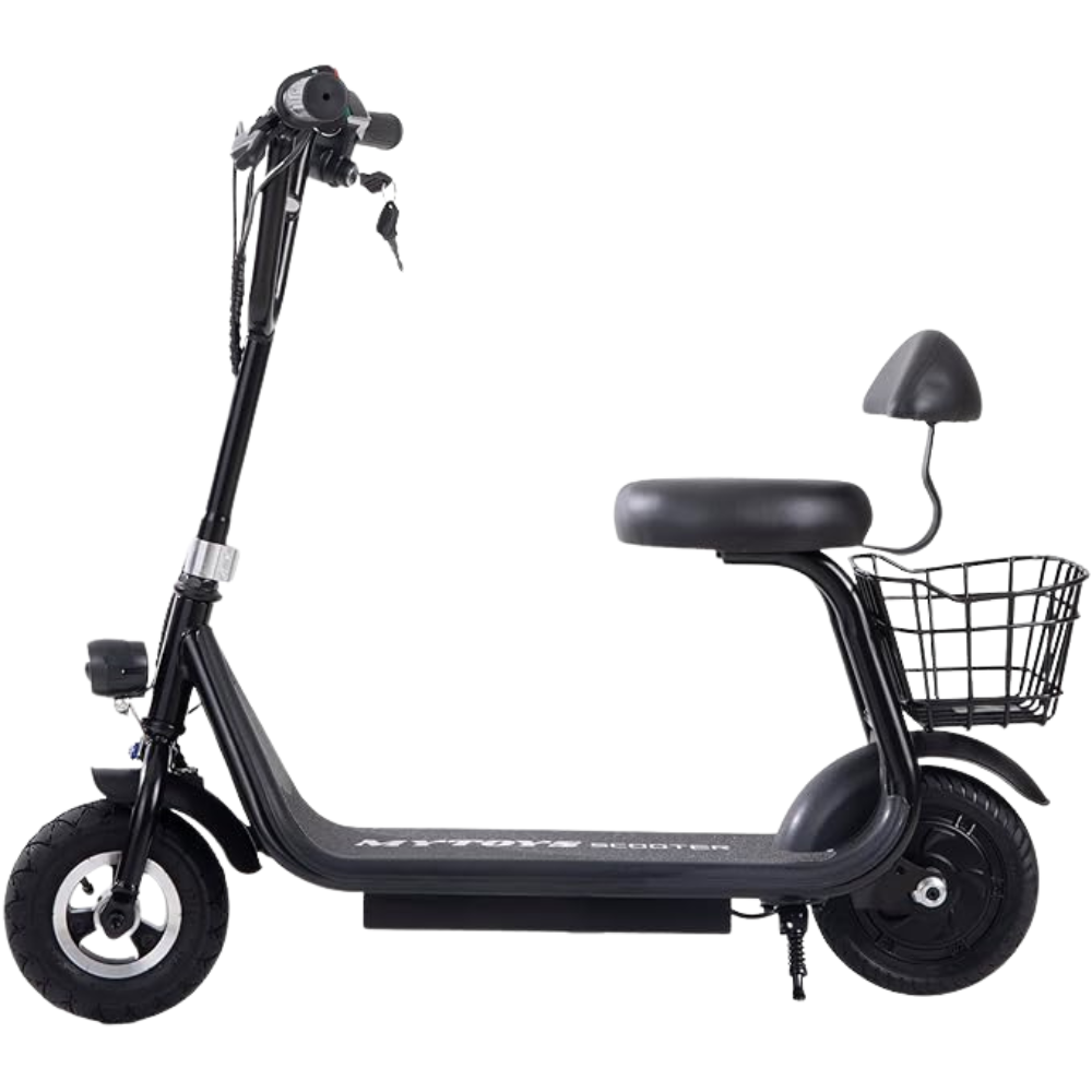 Rohan Wings Kids Electric Scooter with Seat and Basket - Finefair