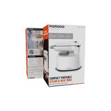 Porodo Mini Steam Iron 1000W with Rotatable Handle